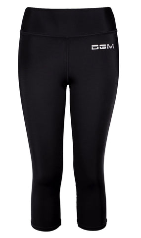 Female gym high waist capri - Black