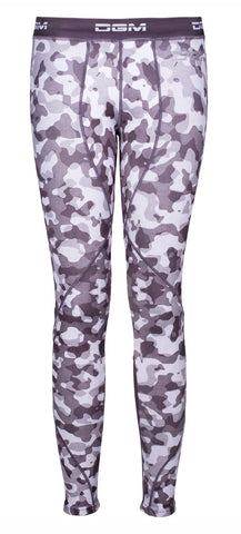 Female gym Compression legging - Grey blotch camo
