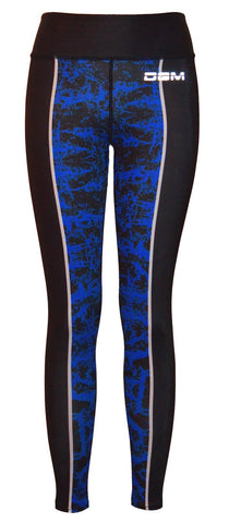Female gym high waist full legging - Retro