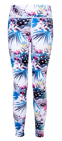 Female gym high waist full legging - Jungle